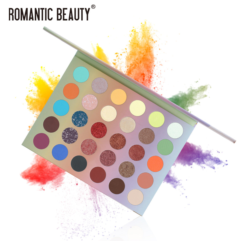 30 Color Palette of Matte Eyeshadows