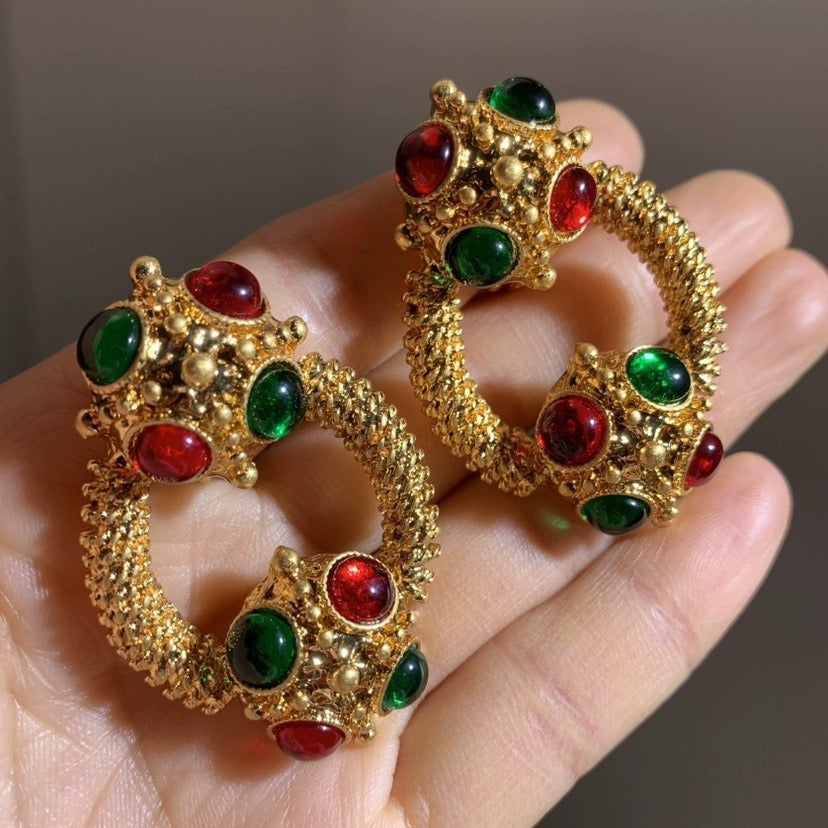 Glamorous High-end Golden Dream Earrings