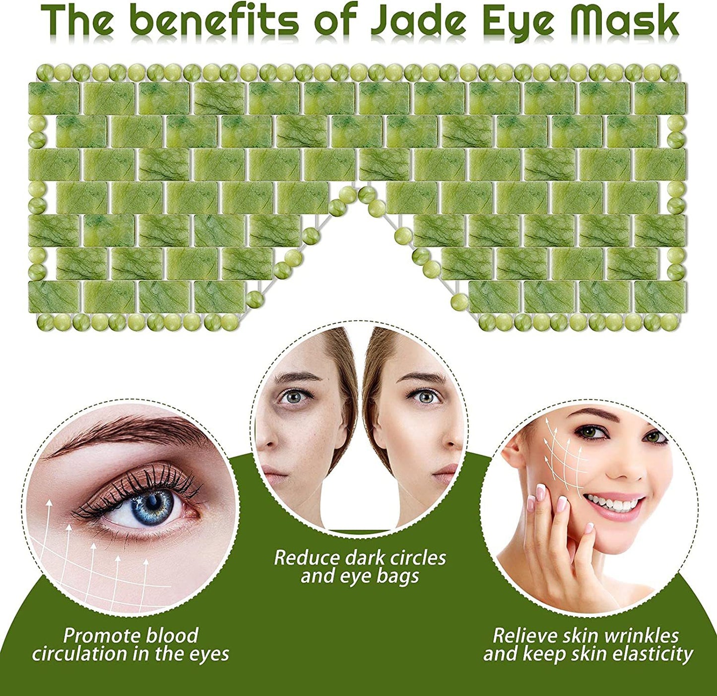 Jade Eye Mask, Beauty Curtain, Eye Protection, Jade Eye Curtain,