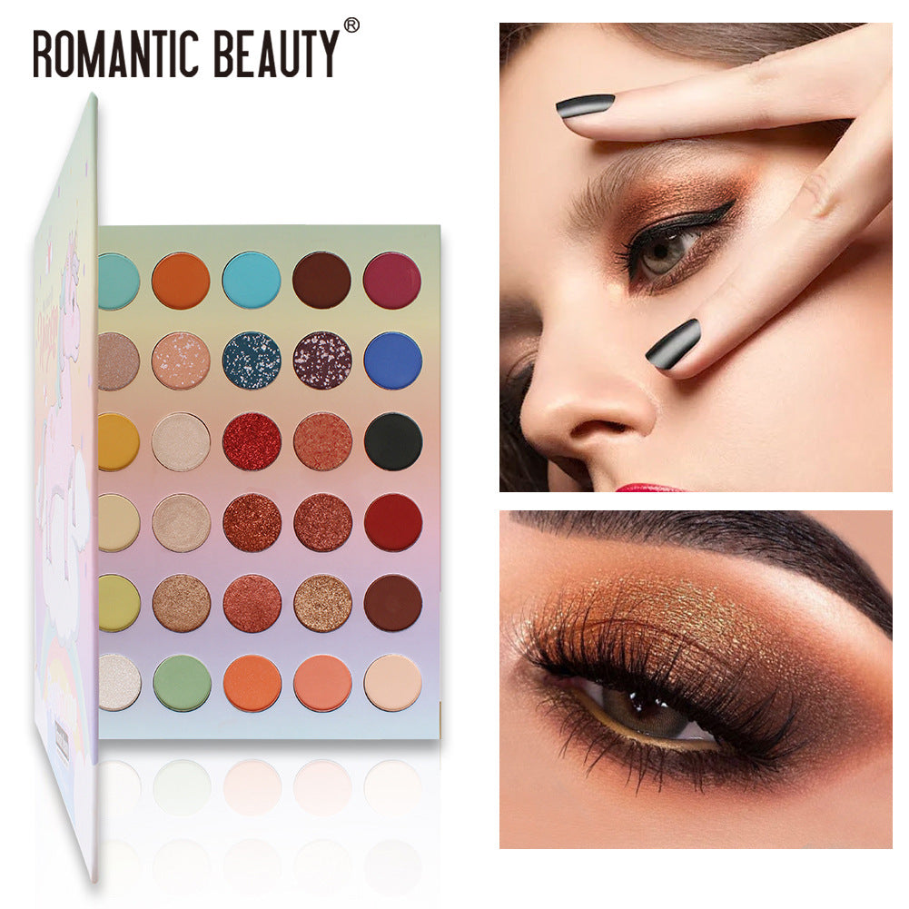 30 Color Palette of Matte Eyeshadows