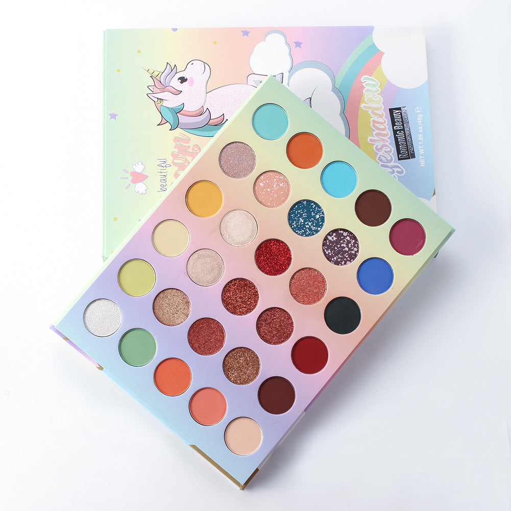 30 Color Palette of Matte Eyeshadows