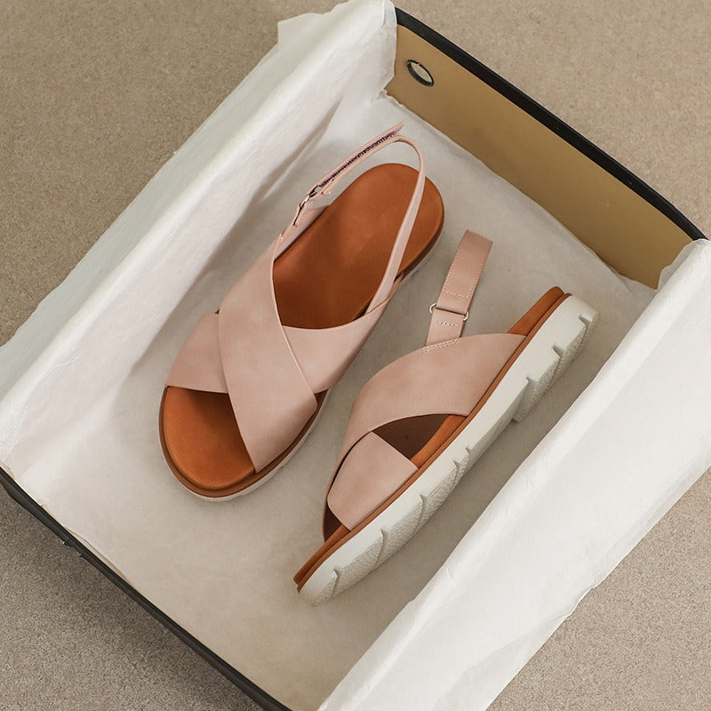 Sierra Criss-Cross Slingback Sandals