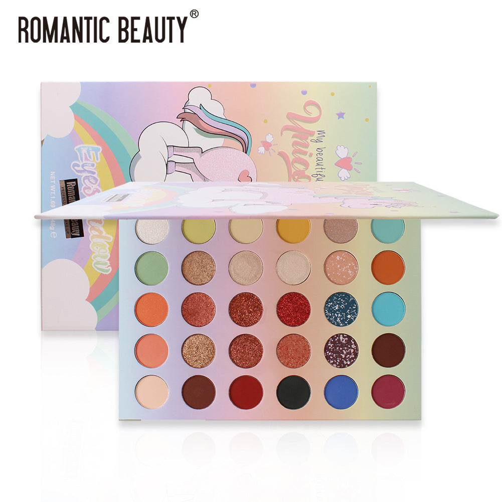 30 Color Palette of Matte Eyeshadows