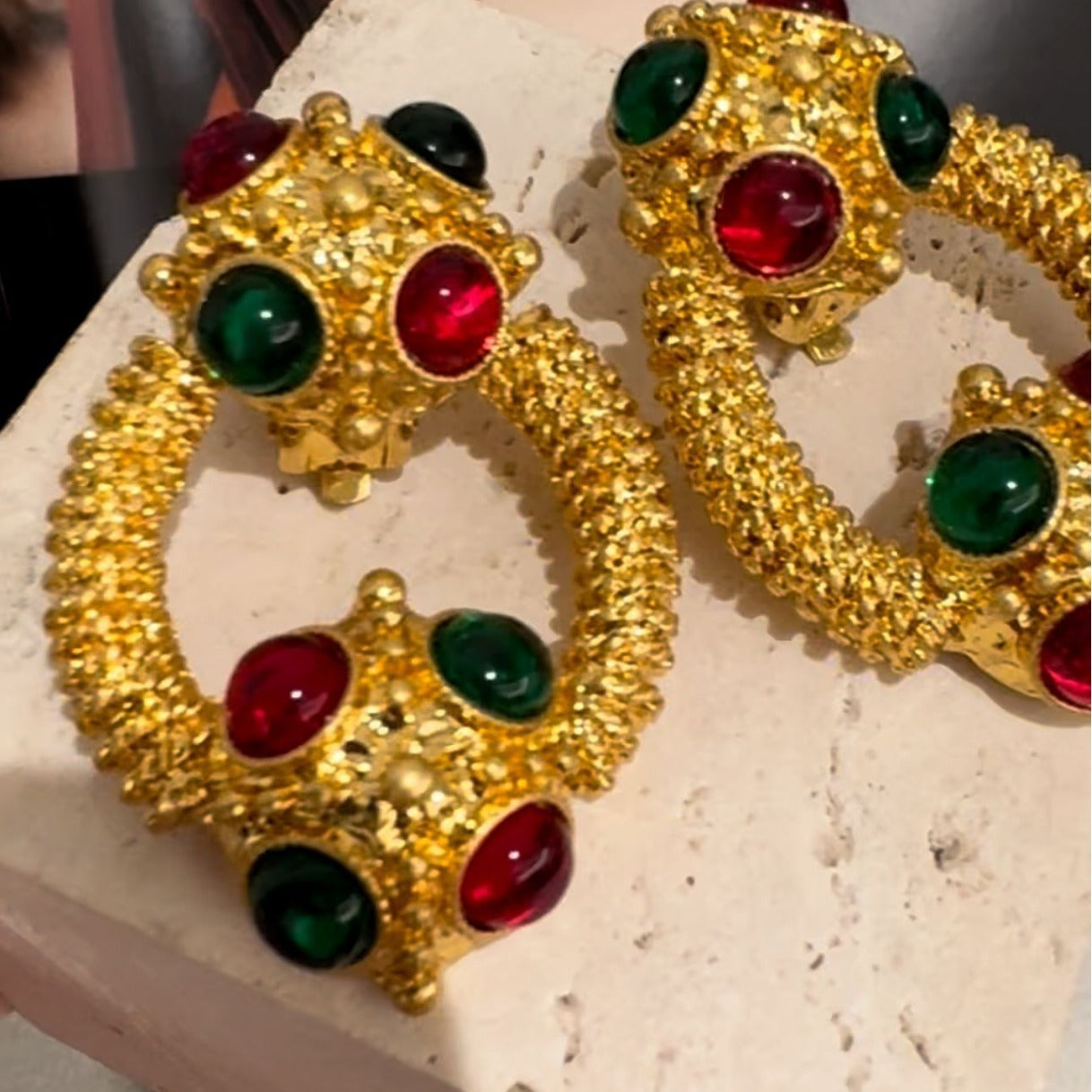 Glamorous High-end Golden Dream Earrings