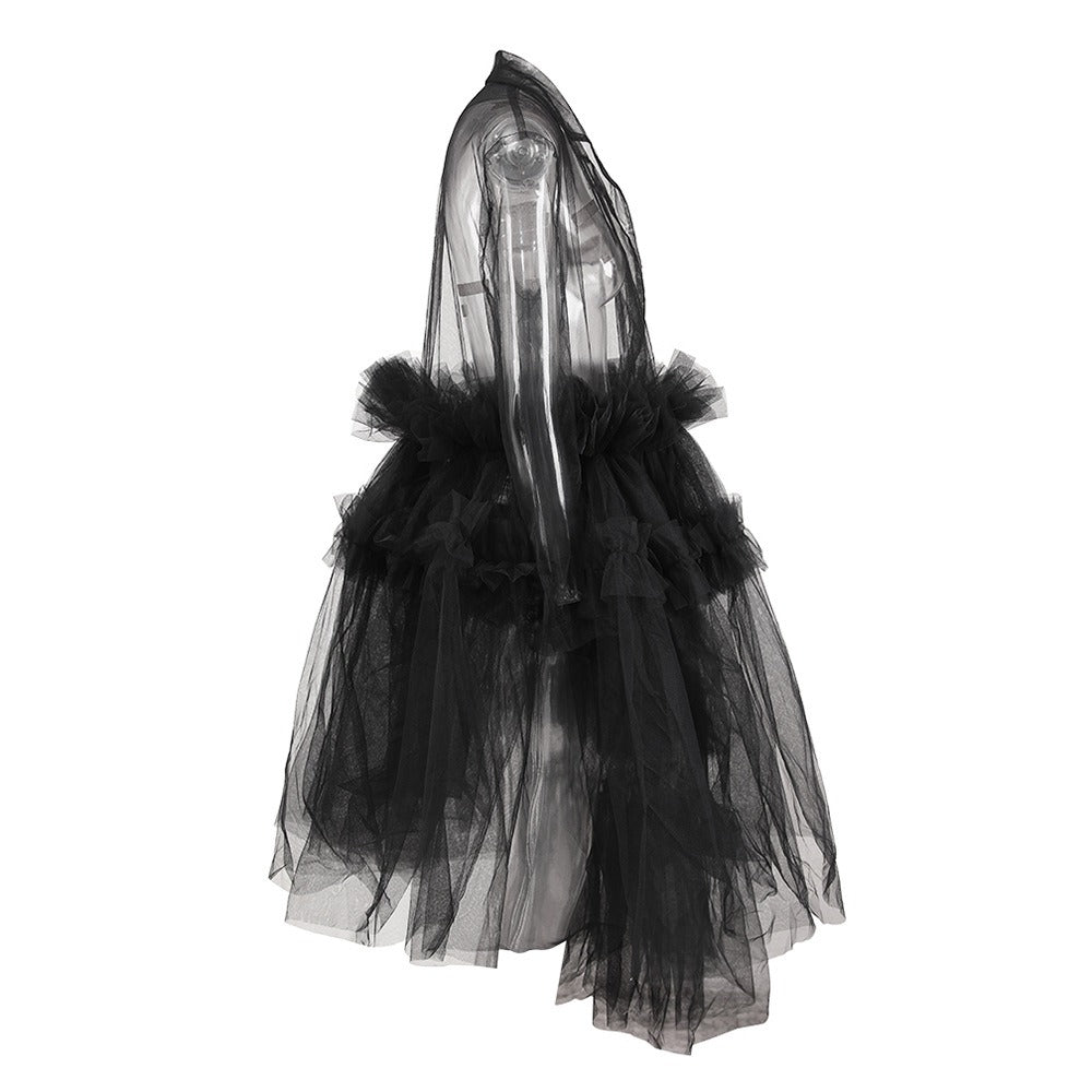 Sheer Tulle Dress – Daring, Dramatic, and Decidedly Couture
