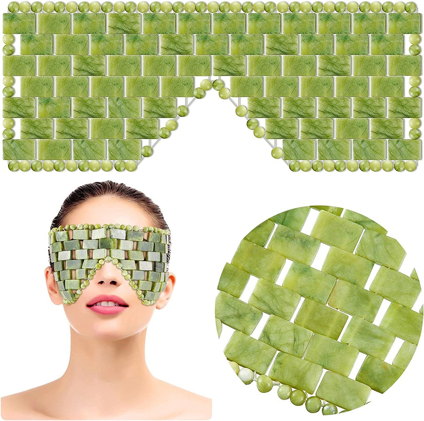 Jade Eye Mask, Beauty Curtain, Eye Protection, Jade Eye Curtain,