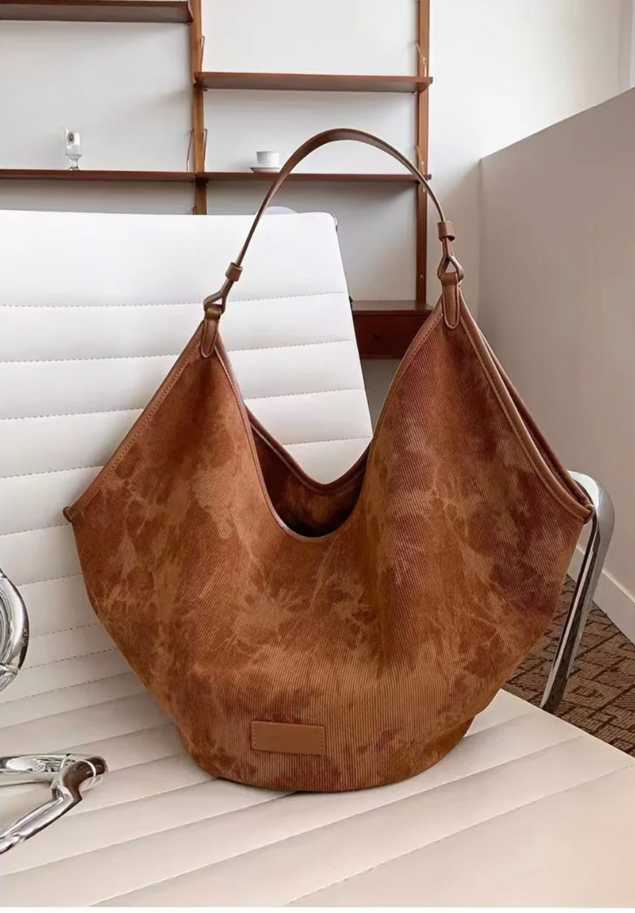 Women's Corduroy Shoulder Bag