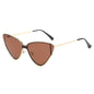 Large Frame Cat Eye Retro Sunglasses for Women