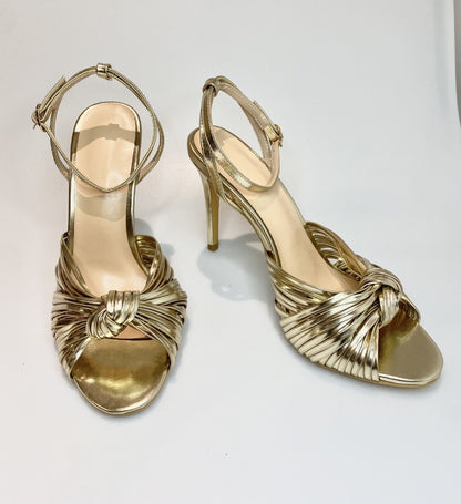 Golden Luxe Jeweled Stiletto Sandals