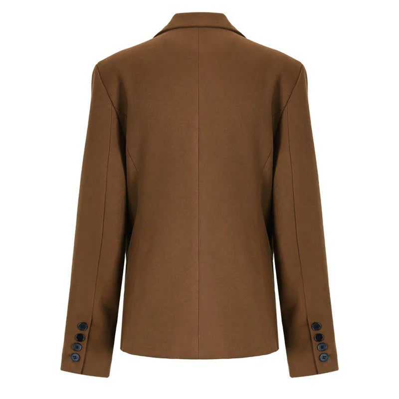 Caramel Tailored Blazer – Effortlessly Polished, Warmly Refined