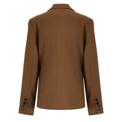 Caramel Tailored Blazer – Effortlessly Polished, Warmly Refined