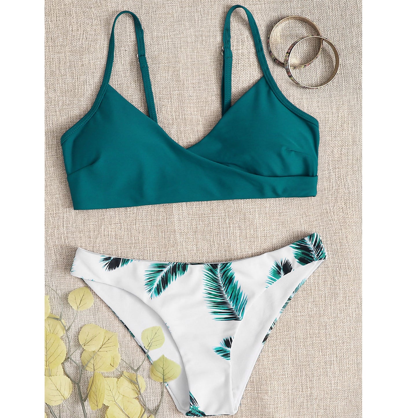 Tropical Breeze Bikini Set – Mix & Match Palm Edition