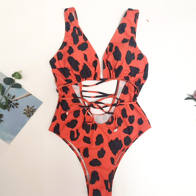 Wild Temptation Cutout One-Piece Swimsuit – Multiple Colors