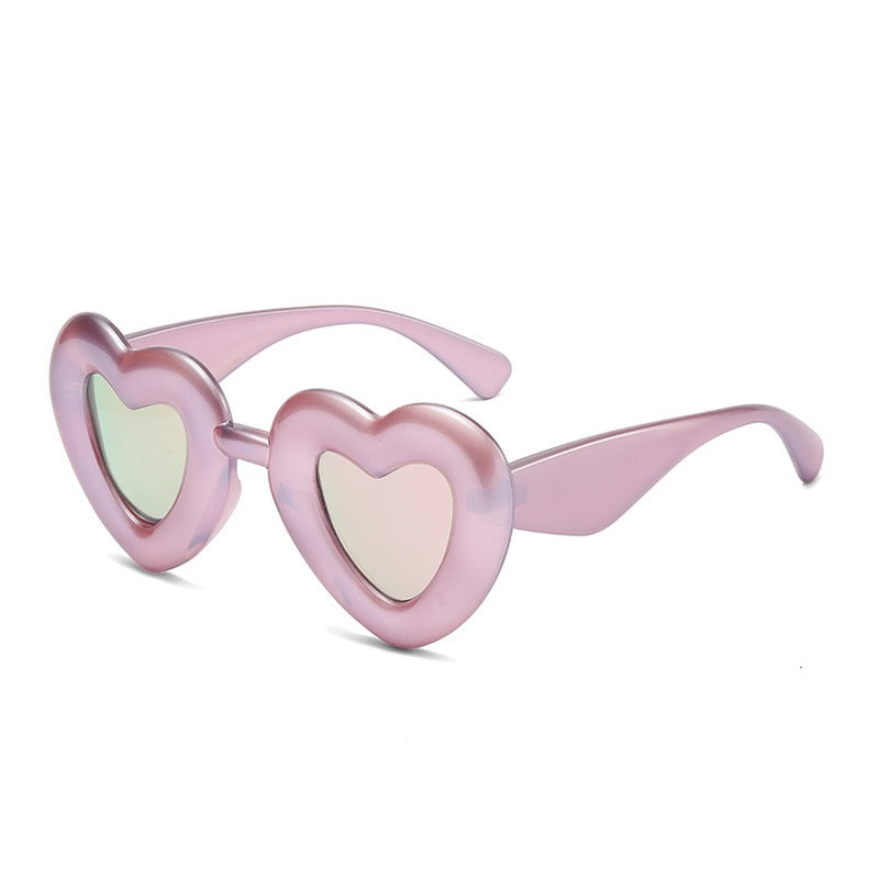 Cute Heart Shaped Polarized Sunglasses