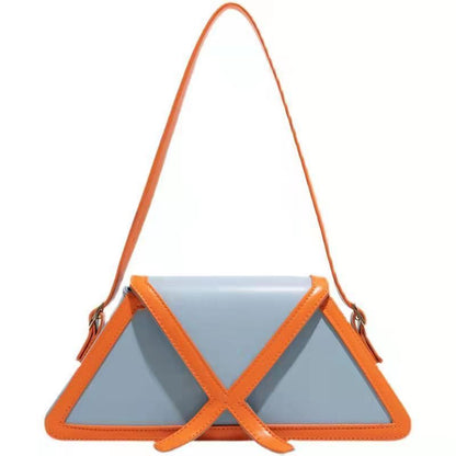 New fashionable minimalist bag with niche design, women's trendy single shoulder handbag, underarm bag
