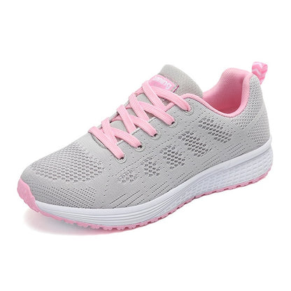 Women's Running Shoes White Woman Sneakers Air Fabric Womens Sport Shoes Women Lightweight Summer Sneakers Mesh