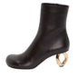 Sculpted Gold Heel Ankle Boots Luxe Modern Statement-Multiple Colors