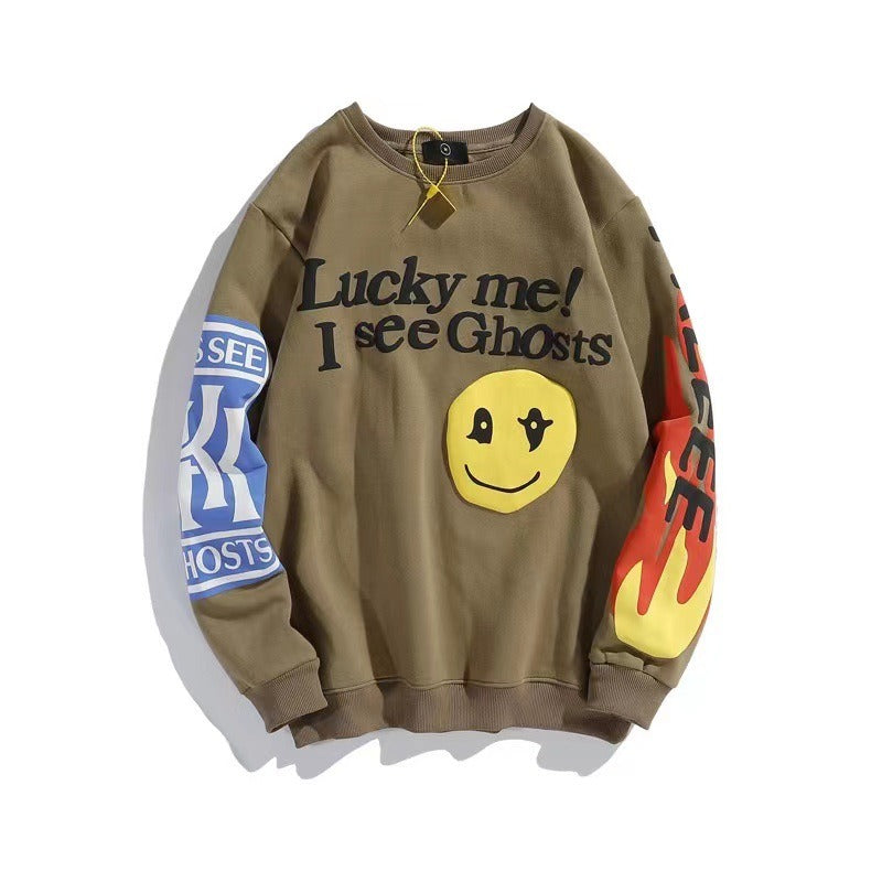 Retro Lucky Me I See Ghosts  Sweatshirt