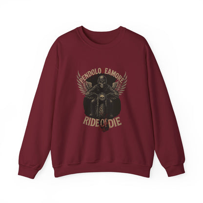Ride or Die Motorcycle Sweatshirt - Stylish Unisex Crewneck for Bikers