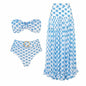 Sweetheart Escape  Love Print Swimsuit & Cover-Up Set