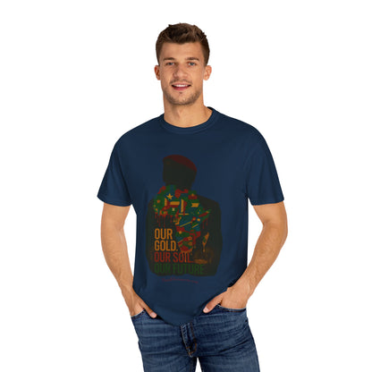 Ibrahim Traoré Unisex Garment-Dyed T-Shirt - Celebrate Heritage and Unity