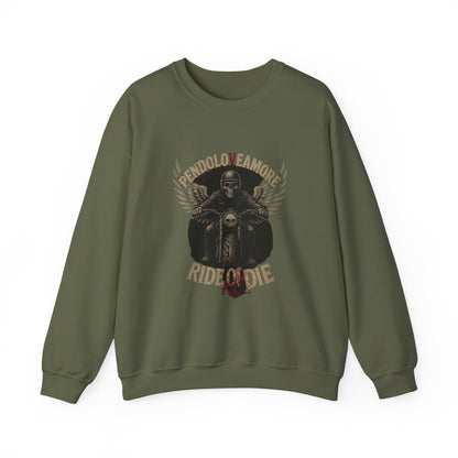 Ride or Die Motorcycle Sweatshirt - Stylish Unisex Crewneck for Bikers