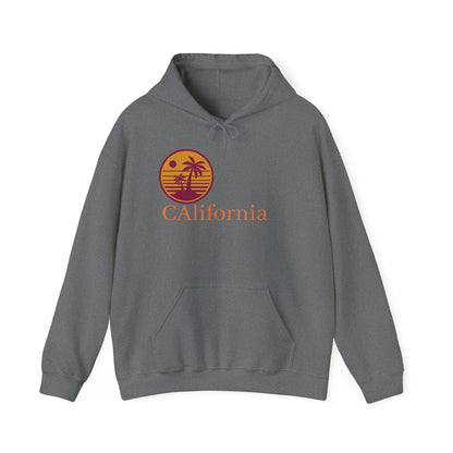 California Inspired Hoodie with 'CAlifornia' Slogan - Unisex