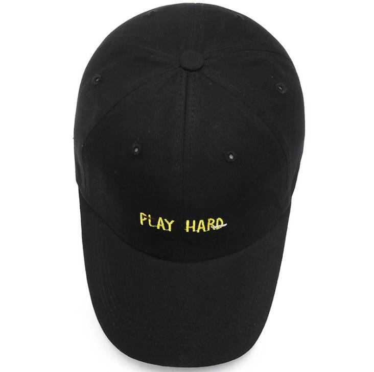 "Play Hard"  Female Baseball Hats, Stylish Caps.