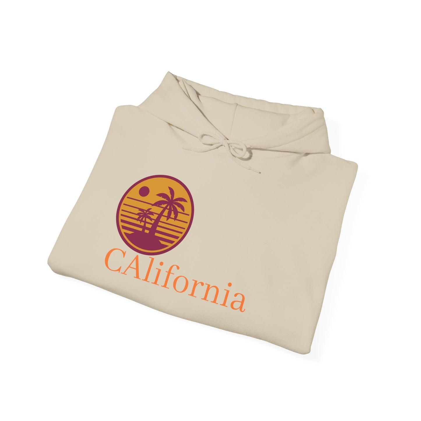 California Inspired Hoodie with 'CAlifornia' Slogan - Unisex