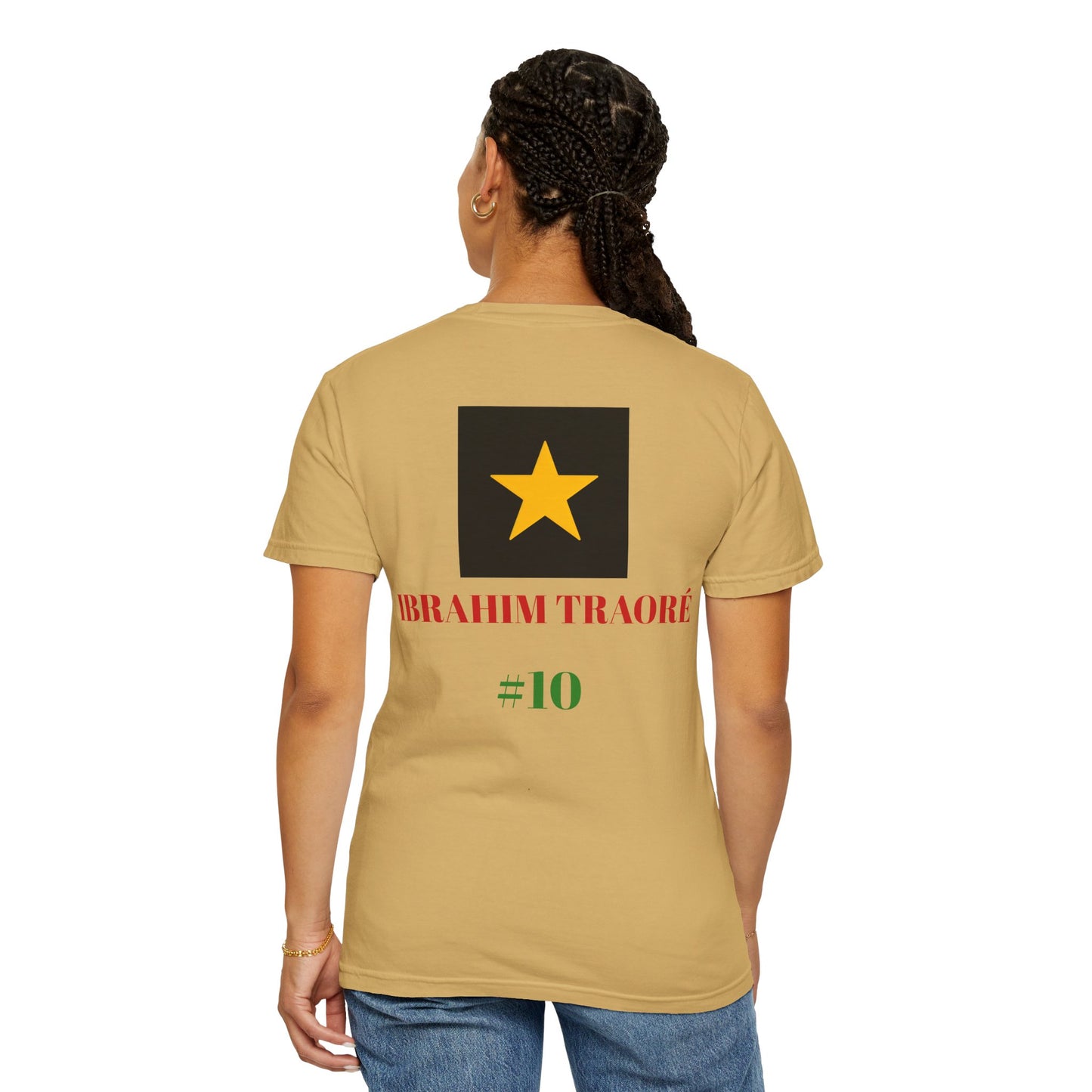 Ibrahim Traoré Unisex Garment-Dyed T-Shirt - Celebrate Heritage and Unity