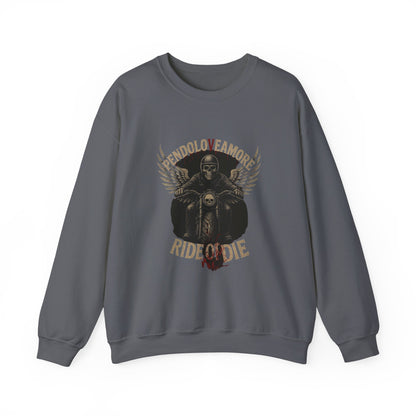 Ride or Die Motorcycle Sweatshirt - Stylish Unisex Crewneck for Bikers