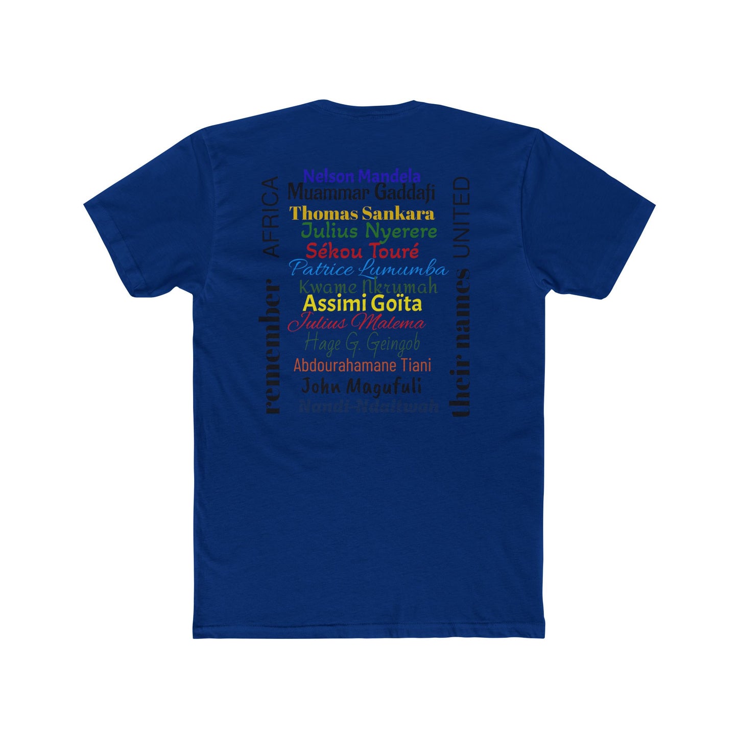 Ibrahim Traoré Unisex Cotton Crew Tee - Celebrate African Unity & Heritage