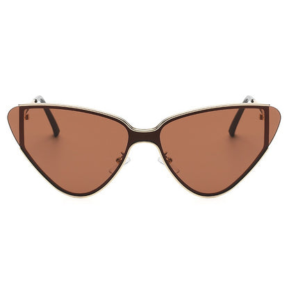 Large Frame Cat Eye Retro Sunglasses for Women