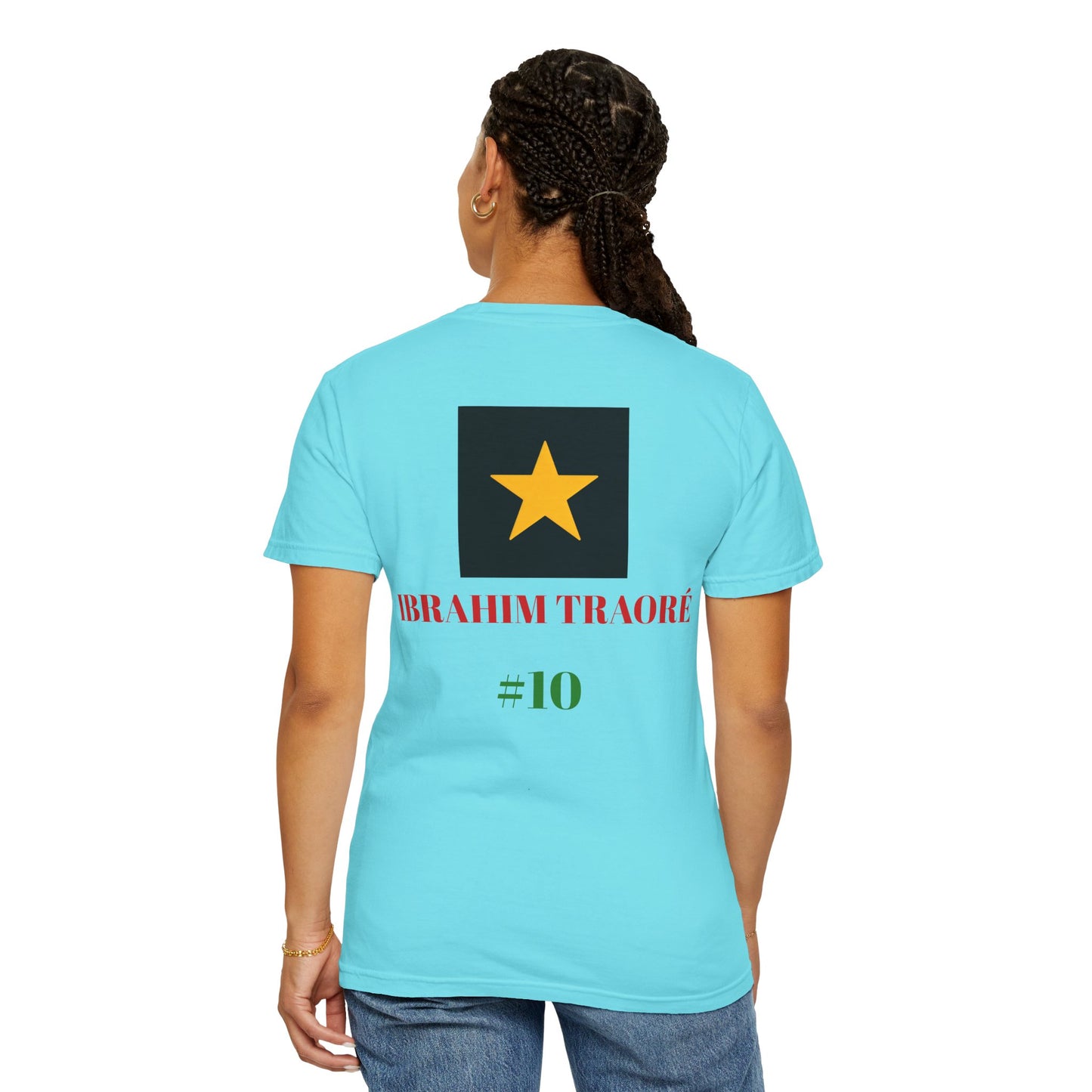 Ibrahim Traoré Unisex Garment-Dyed T-Shirt - Celebrate Heritage and Unity