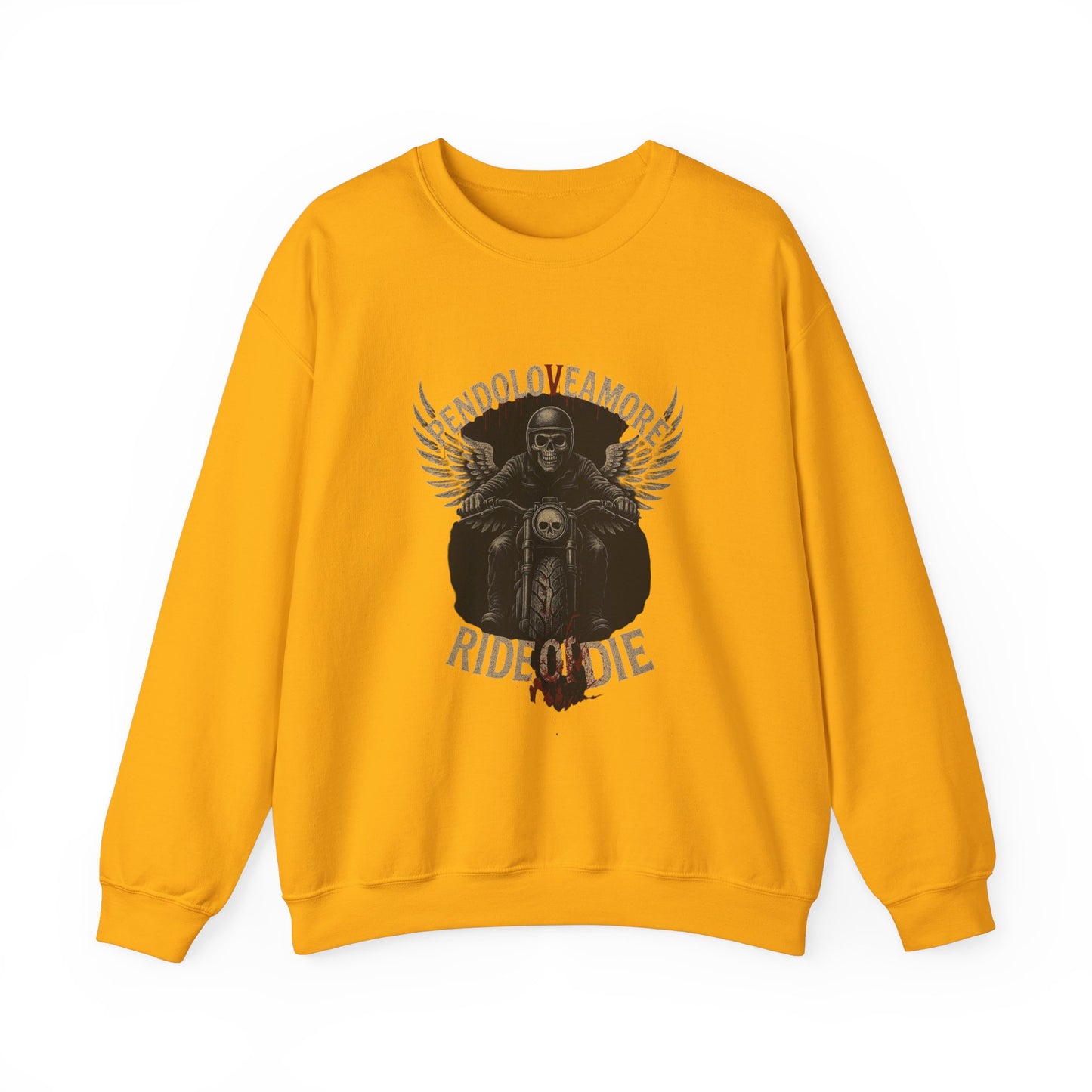 Ride or Die Motorcycle Sweatshirt - Stylish Unisex Crewneck for Bikers