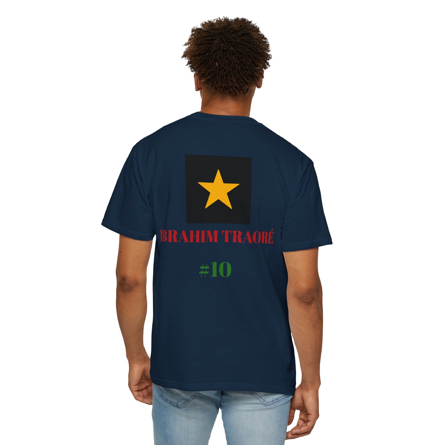 Ibrahim Traoré Unisex Garment-Dyed T-Shirt - Celebrate Heritage and Unity
