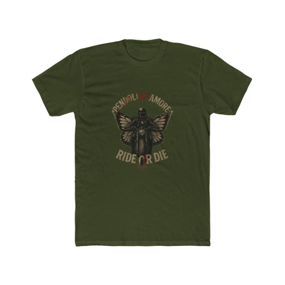 Ride or Die Pendoloveamore Unisex Cotton Crew Tee – Vintage Style Graphic T-Shirt