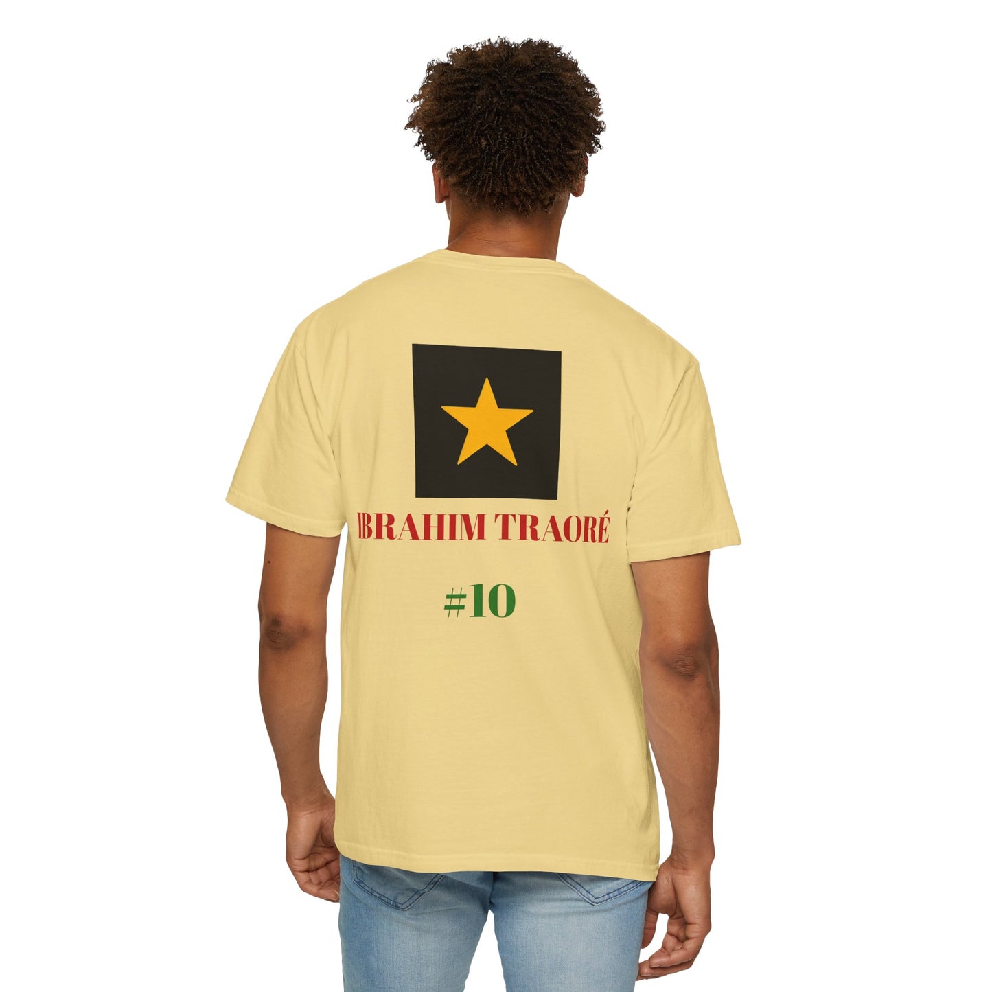 Ibrahim Traoré Unisex Garment-Dyed T-Shirt - Celebrate Heritage and Unity
