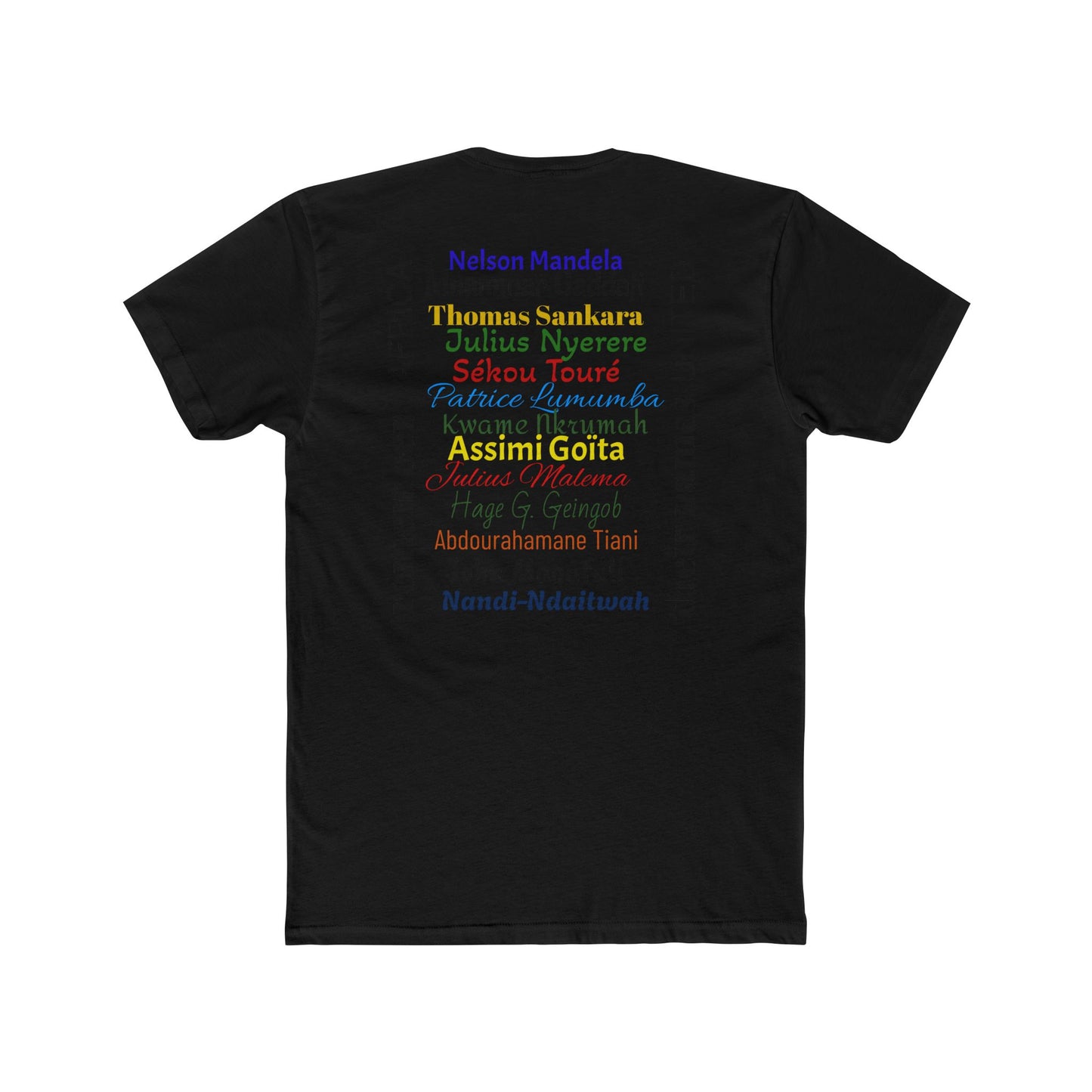 Ibrahim Traoré Unisex Cotton Crew Tee - Celebrate African Unity & Heritage