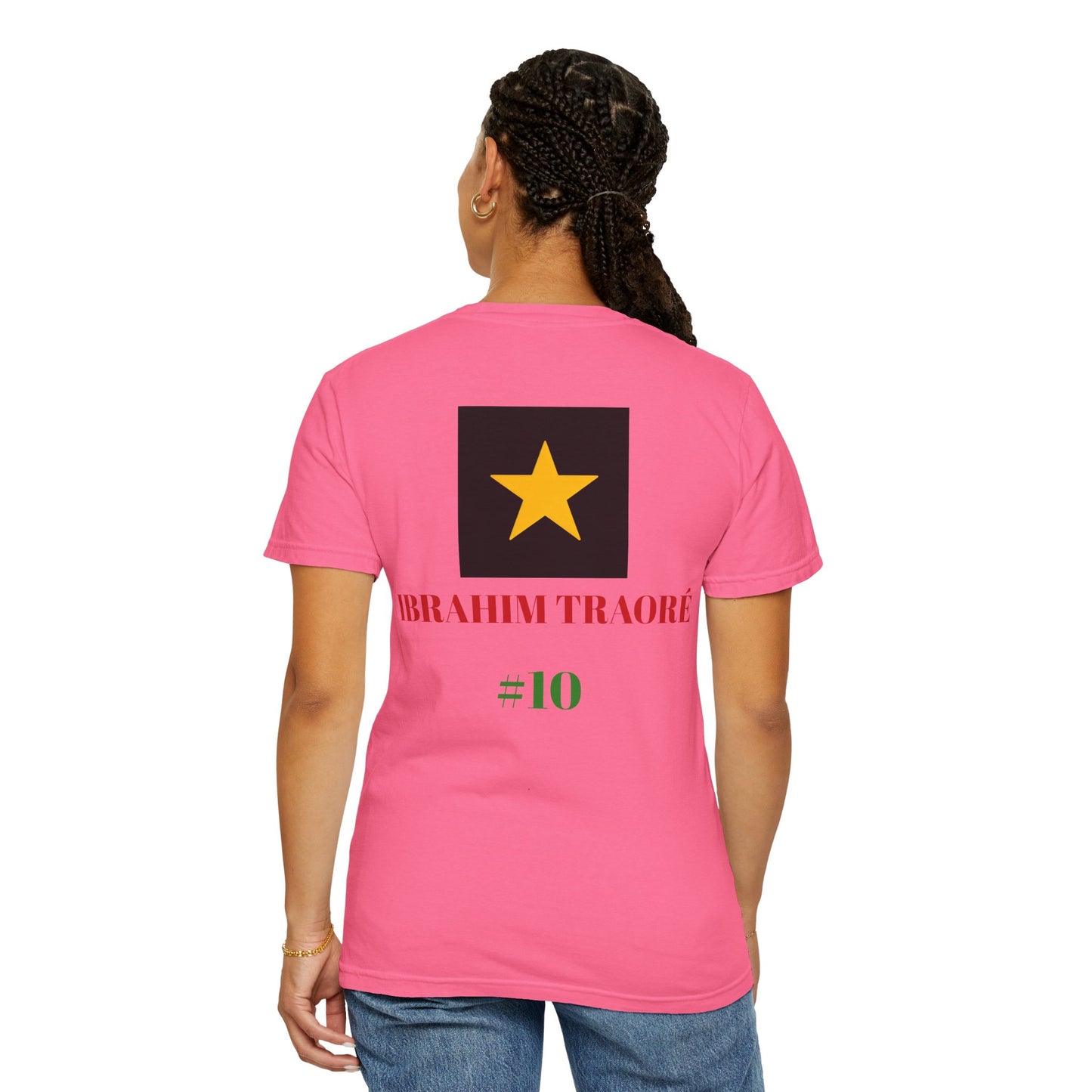 Ibrahim Traoré Unisex Garment-Dyed T-Shirt - Celebrate Heritage and Unity