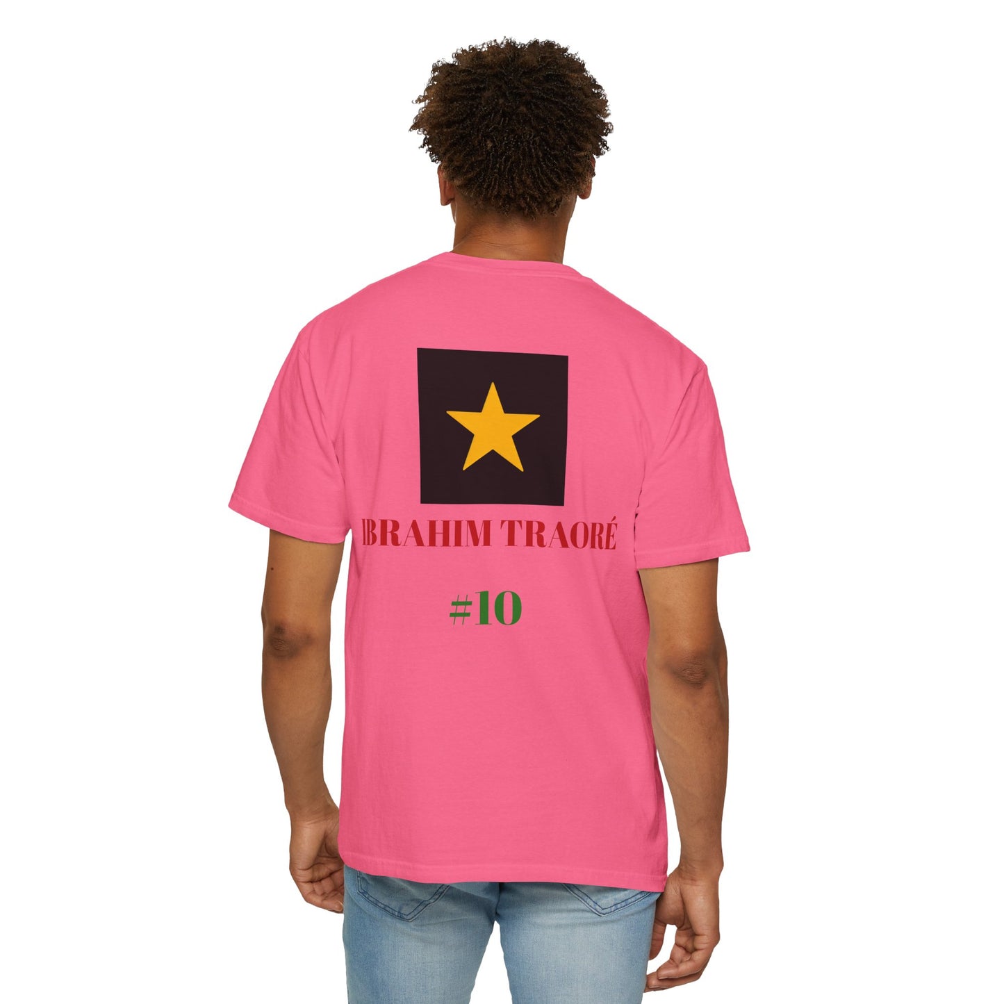 Ibrahim Traoré Unisex Garment-Dyed T-Shirt - Celebrate Heritage and Unity