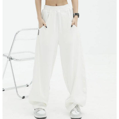 High-end Wide Leg Cotton  Sweatpants