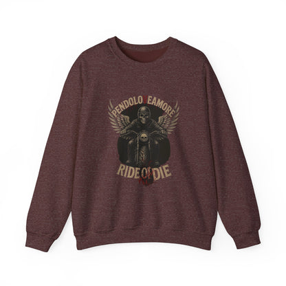 Ride or Die Motorcycle Sweatshirt - Stylish Unisex Crewneck for Bikers