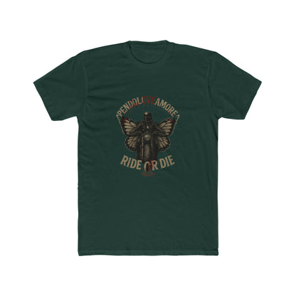 Ride or Die Pendoloveamore Unisex Cotton Crew Tee – Vintage Style Graphic T-Shirt
