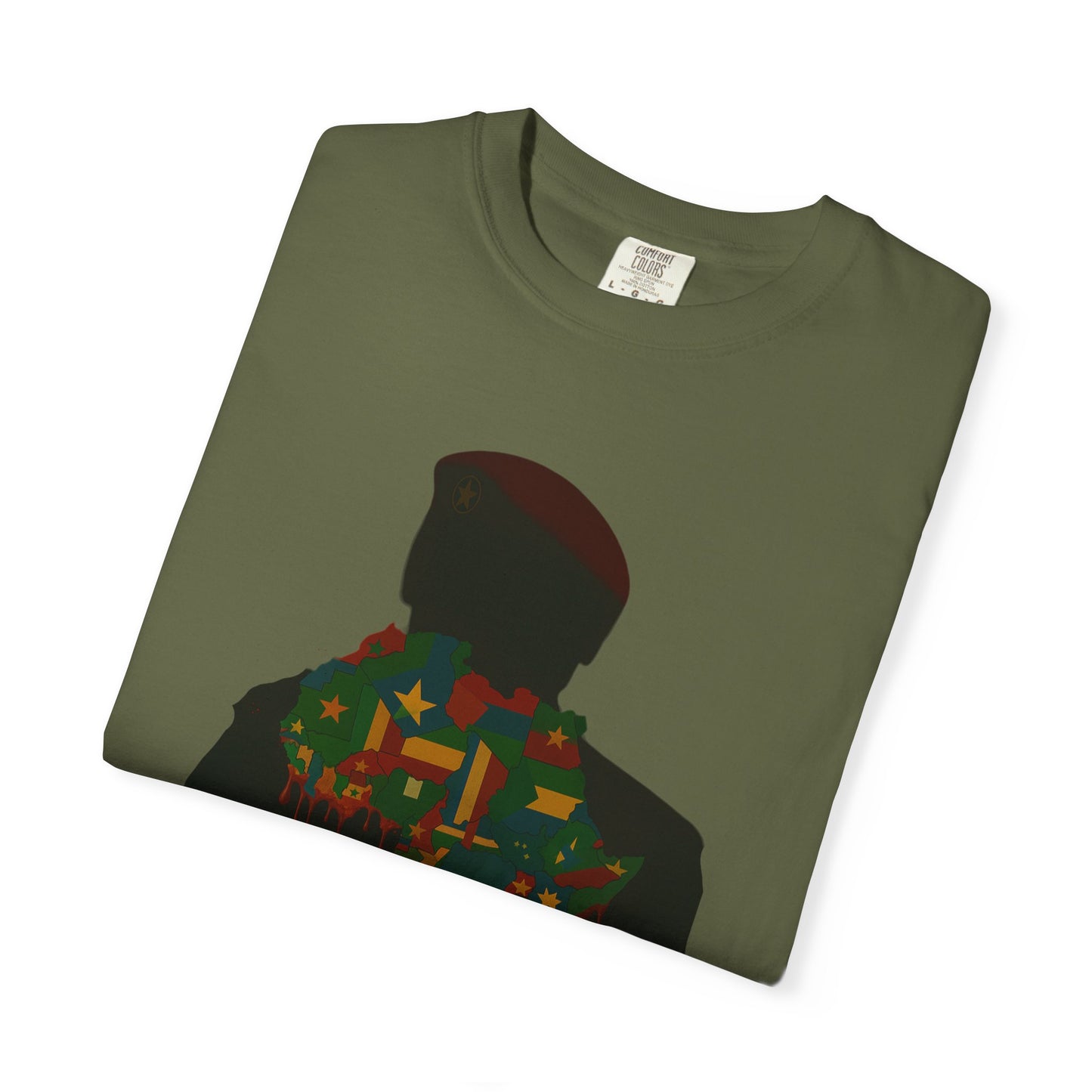 Ibrahim Traoré Unisex Garment-Dyed T-Shirt - Celebrate Heritage and Unity