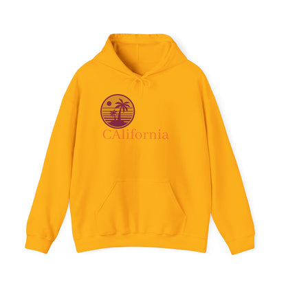 California Inspired Hoodie with 'CAlifornia' Slogan - Unisex