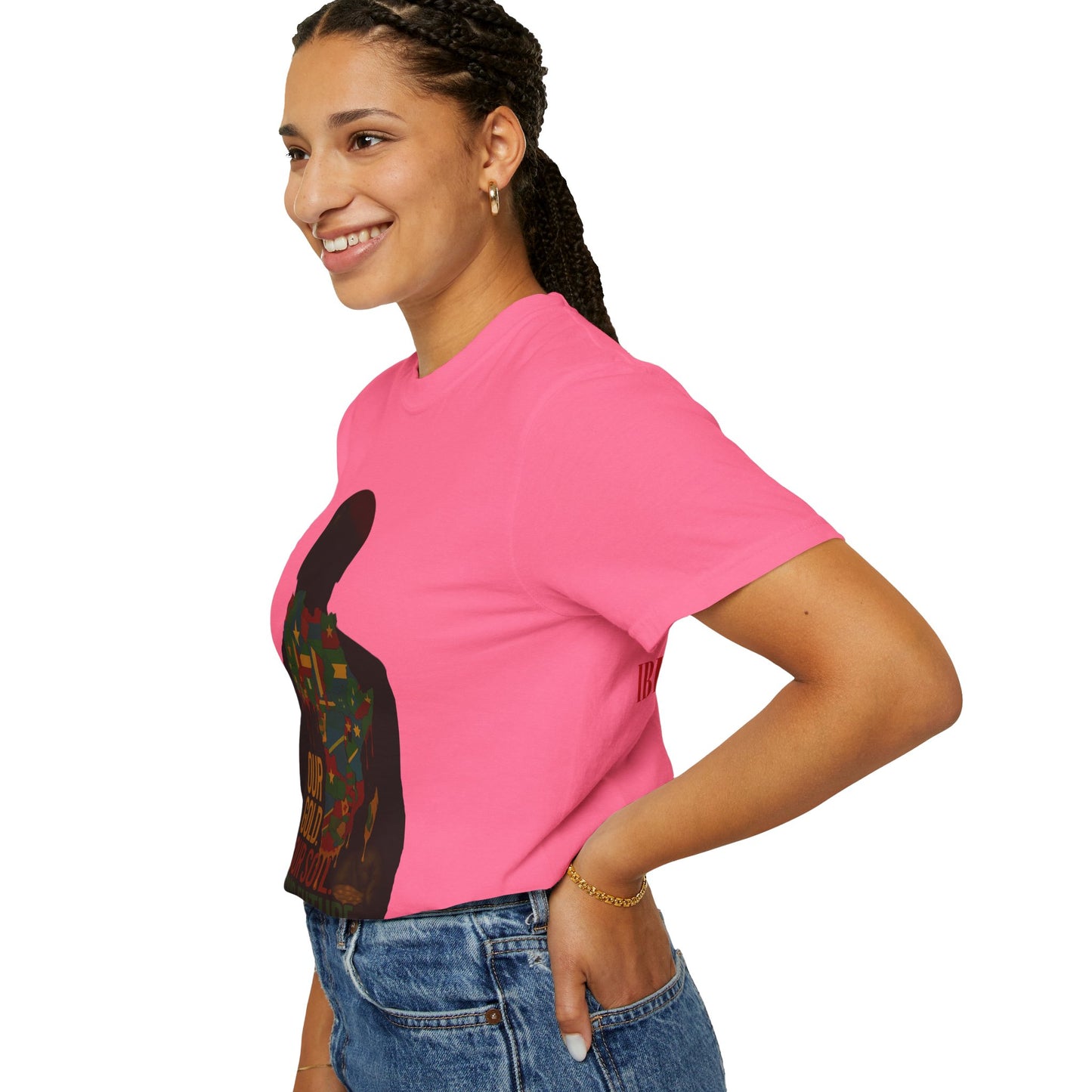 Ibrahim Traoré Unisex Garment-Dyed T-Shirt - Celebrate Heritage and Unity