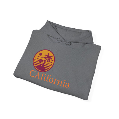 California Inspired Hoodie with 'CAlifornia' Slogan - Unisex