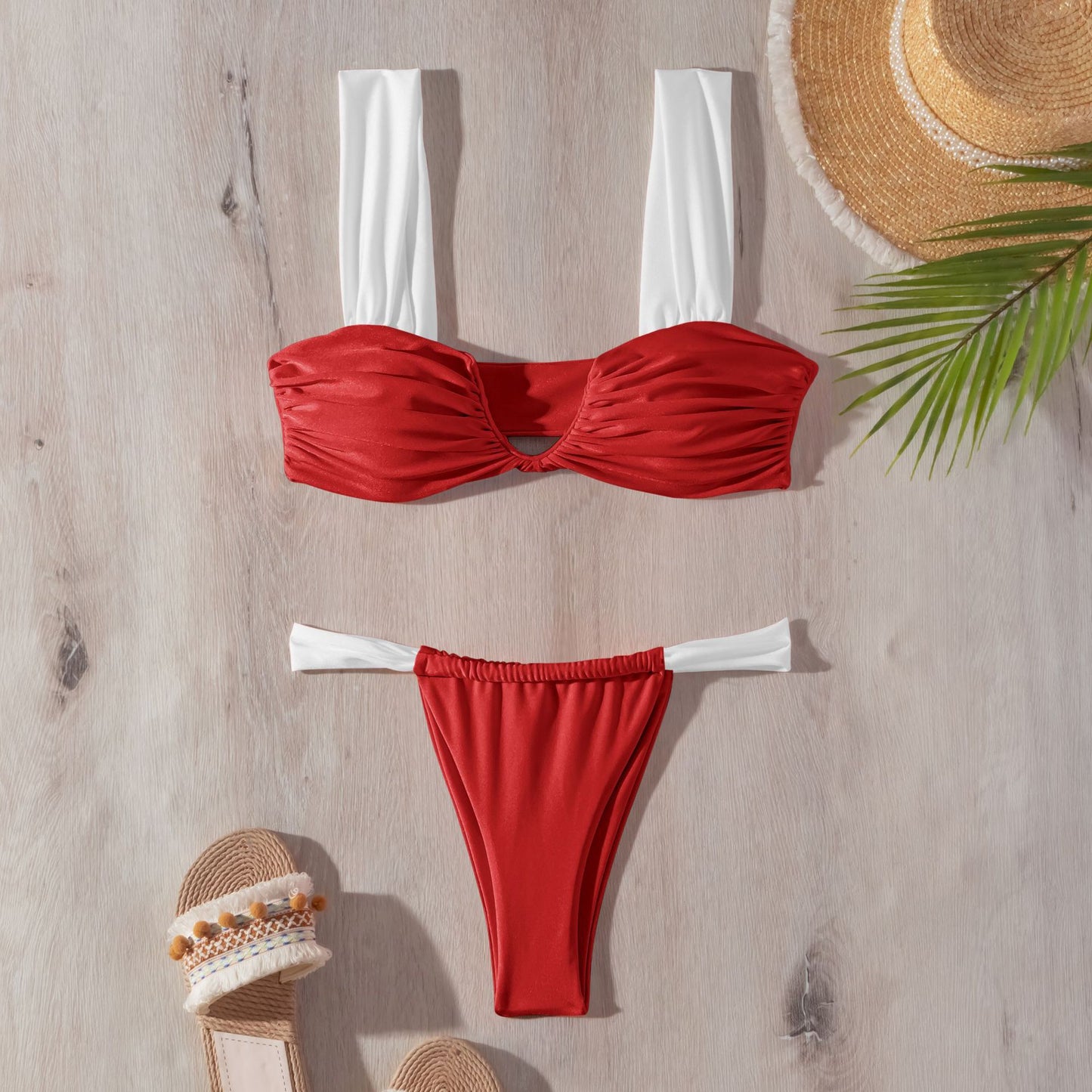 Coastal Chic Colorblock Bikini Set – 4 Colors