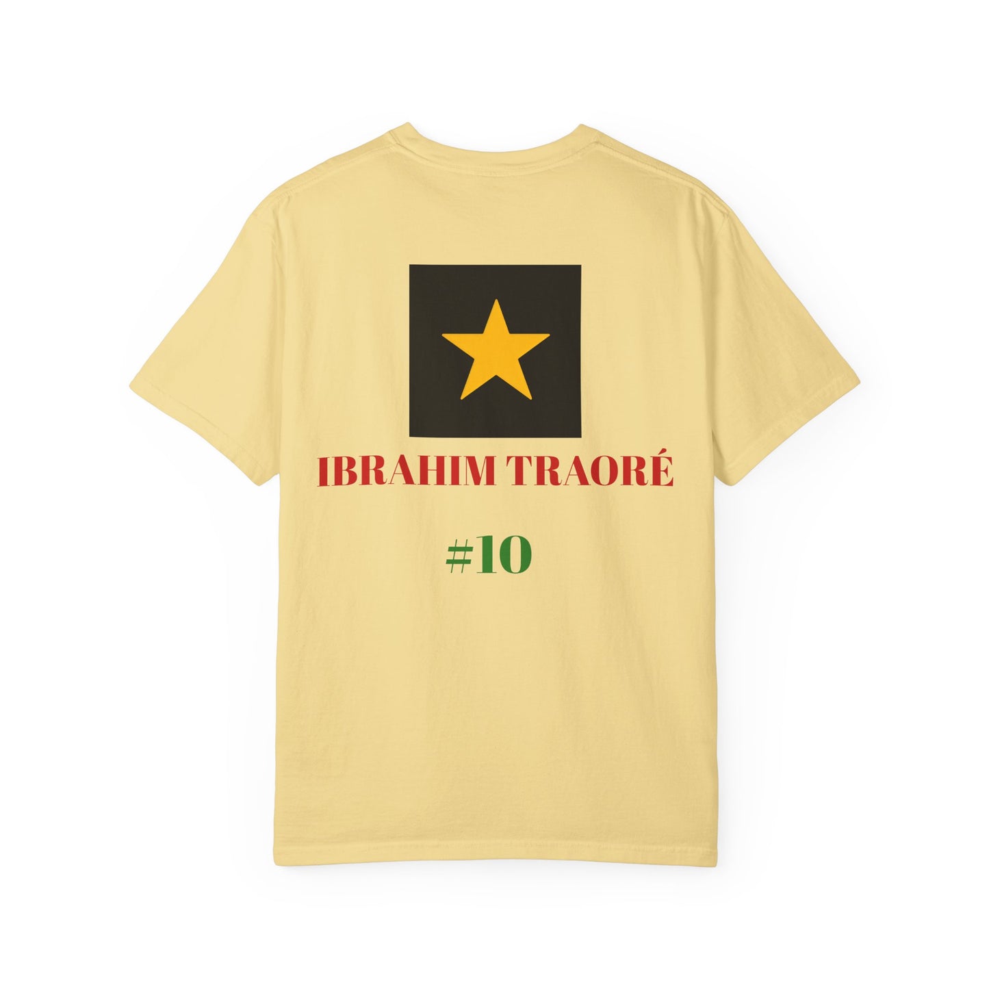 Ibrahim Traoré Unisex Garment-Dyed T-Shirt - Celebrate Heritage and Unity